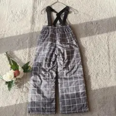 美品(120)キッズ/スキーウェア下/スノボパンツ/ズボン/ウエスト総ゴム