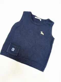 100濃紺familiarベスト男の子