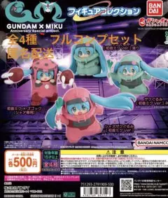 GUNDAM × MIKU フィギュアコレクション　全４種　コンプリートセット