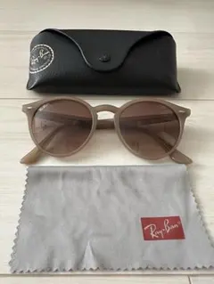 極美品✨ RayBan RB2180F ボストン型 ポリッシュライトブラウン - メルカリ