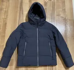 ユニクロ　シームレスダウンパーカー　UNIQLO ネイビー紺　M