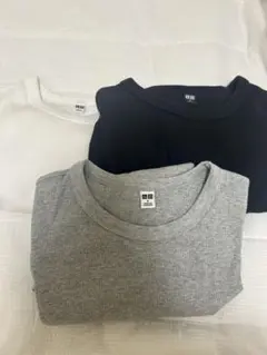 ユニクロ　ソフトリブクルーネックT