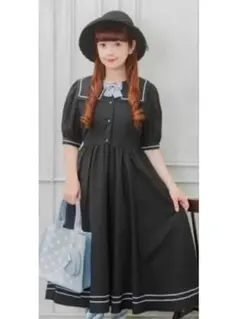 ももめろん様専用 青木美沙子 コラボ セーラーワンピース - メルカリ
