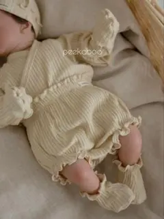 peekaboo ベビー服セット ベージュ
