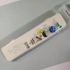 すみっコぐらし　お箸スプーン☆ふしぎなうさぎのおにわ☆パープル 抗菌　食洗機対応