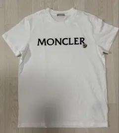 MONCLER ロゴ入り ホワイトTシャツ