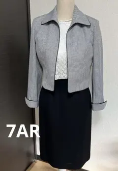 膝丈ワンピース　ジャケットセット　7号