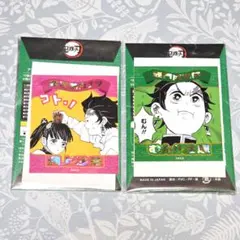 鬼滅の刃 竈門炭治郎 栗花落カナヲ アテンションステッカーコレクション 2点