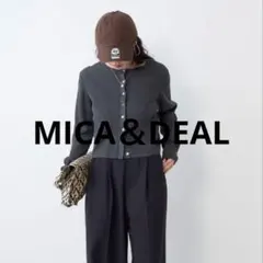 MICA & DEAL リブ　ショートニットカーディガンのサムネイル