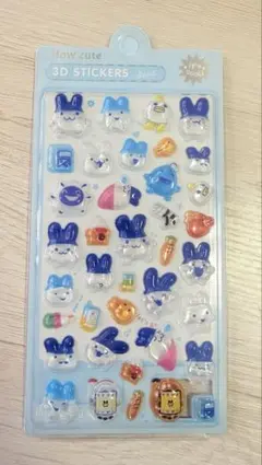 シ*ム様 【安価出品】たまごっち風 立体シール 硬め素材 長持ち かわいい　3D