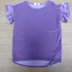 GAP KIDS 　パープル フリル袖 半袖　 (8)