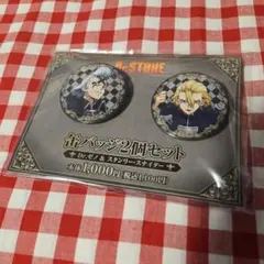 Dr.STONE ゼノ スタンリー ファミマ 缶バッジ セット ドクスト