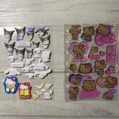 ハローキティ・クロミ・シナモロール シールセット