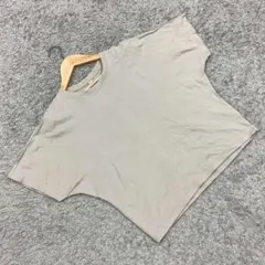✨UNIQLO✨ユニクロ♡半袖カットソー♡着回し抜群♡無地♡グレー(M)