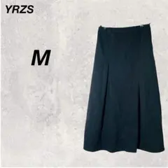 スカート　M　黒　ロング　通勤　オフィス　無地　シンプル