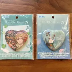 【新品】プロセカ　初音ミク　 缶バッチ 2個セット