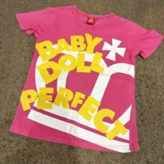 【送料無料】BABY DOLL 半袖Tシャツ ピンク　140cm