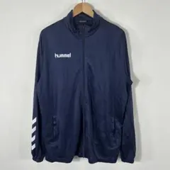 hummel ヒュンメル トラックジャケット ジャージ ネイビー ロゴのサムネイル