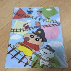 クレヨンしんちゃん　東京駅限定　クリアファイル