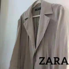 ZARA ベージュ スプリング　トレンチコート