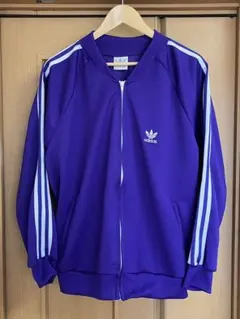 超希少✨adidas 80sUSA製ATPヴィンテージトラックジャケット L紫