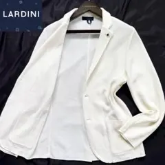 me-ko 様　LARDINI ホワイト ダブル　ニット　テーラードジャケット 2026年最新】LARDINI カラー：ホワイト系 メンズ テーラードジャケット