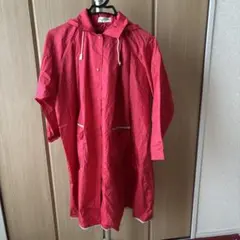 150㌢　赤レインコート