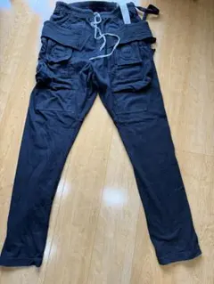 Rick Owens DRKSHDWカーゴパンツ ブラック S リックオウエンスのサムネイル