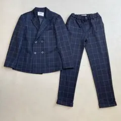 美品 ZARA kids 卒業式 男子 スーツ サイズ9 紺 セットアップ