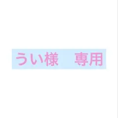 うい様　専用出品