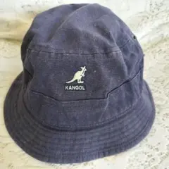 KANGOL ネイビー バケットハット 38-83