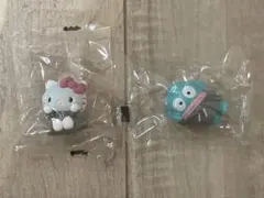 新品　サンリオガチャ　おやすみのひ　ハンギョドン　ハローキティ