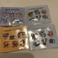ナルミヤキャラクターズ ぷっくりシール セブンイレブン4セットエンジェルブルー