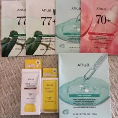 Anua シートマスク 77+ 70+ Vita C 日焼け止め