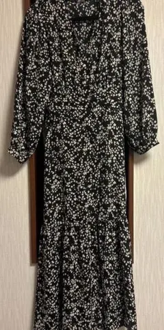 韓国ファッション 長袖 ワンピース 秋 ロングワンピース