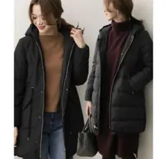 URBAN RESEARCH DOORS ダウンジャケット ダウンコートネイビー