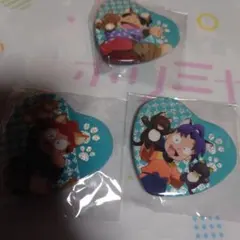 忍たま乱太郎　ナンジャタウン　ハート缶バッジ　乱太郎　きり丸　しんべヱ