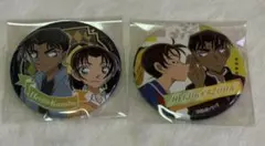 名探偵コナン 服部平次 遠山和葉 缶バッジ