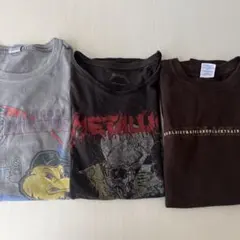 ヴィンテージ　Tシャツ　　3点セット（メタリカのTシャツも含む）