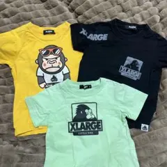 XLARGE キッズ Tシャツ 3枚セット