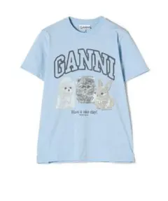 りったん様専用】新品 ガニー GANNI Tシャツ S T4124-943 - メルカリ