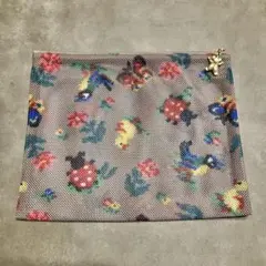 未使用★FEIRER メッシュポーチ　ベージュ