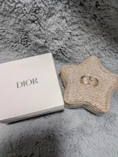 未使用ディオール 2025 ホリデー スター型 ポーチ ゴールド ノベルティ