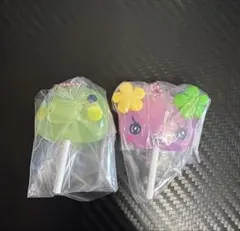 たまごっち　カラフルキャンディチャーム　くちぱっち　ふらわっち