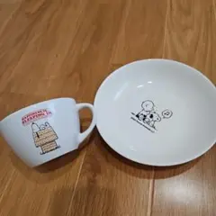 【新品未使用】スヌーピー マグカップと皿 セット