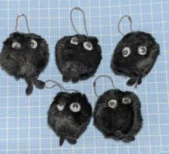 となりのトトロ まっくろくろのすけ？ ストラップ 計5点