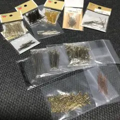 ハンドメイドパーツ　Ｔピン・Ｑピン セット