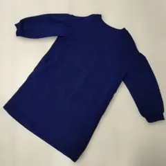 ユニクロ 120cm ウルトラストレッチドライスウェット ワンピース ネイビー