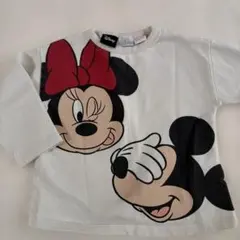 ZARA ディズニー ミッキー ミニー 長袖トレーナー86cm