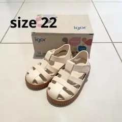 igor イゴール サンダル サイズ22